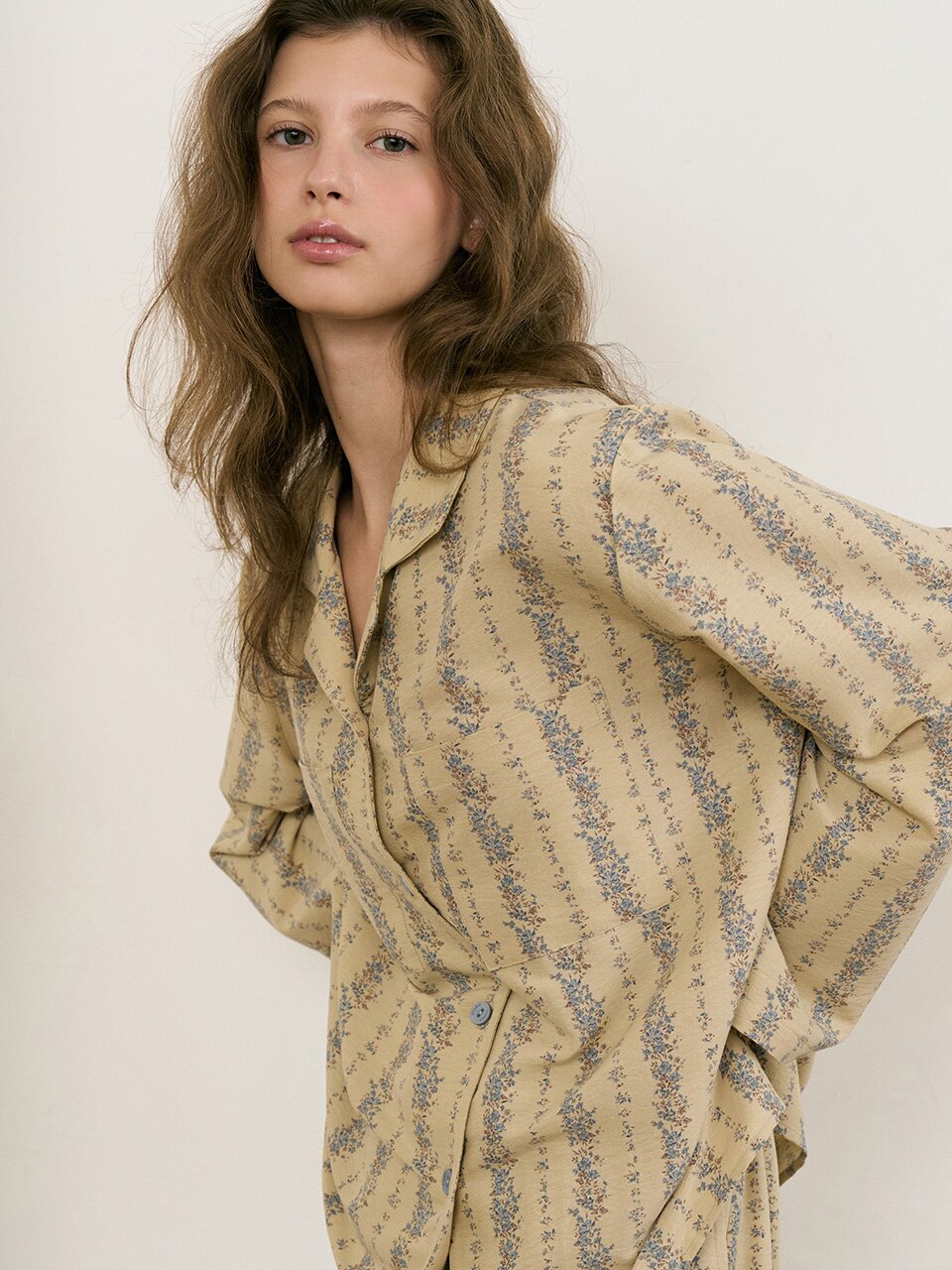 [SEMI_WIDE FIT] BASIC Womens Pajama Set_Long Sleeve