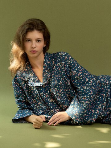 [STANDARD FIT] BASIC Womens Pajama Set_Long Sleeve
