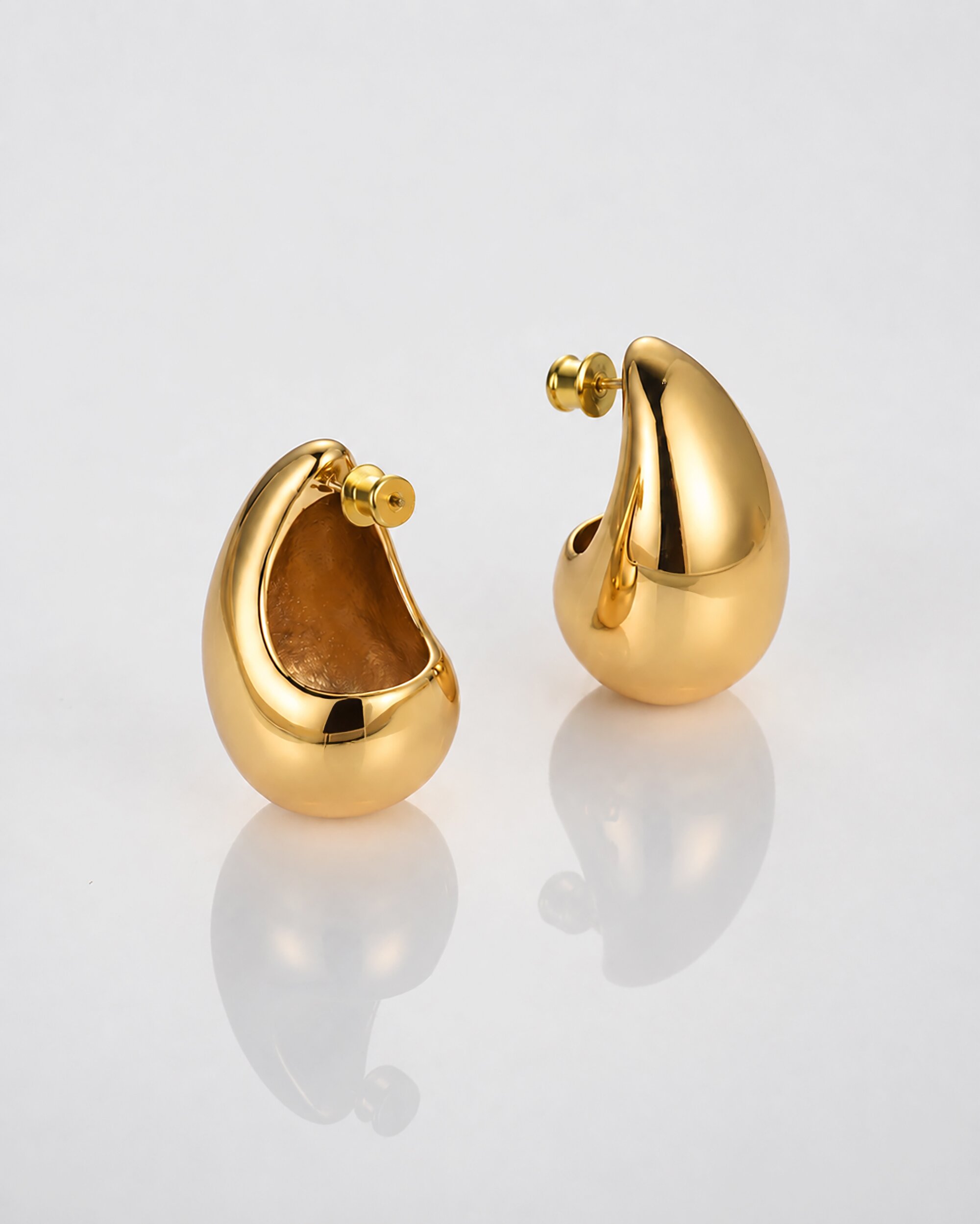 [컨젠] Fluid Dewdrop Volume Earrings  플루이드 듀드롭 볼륨 이어링