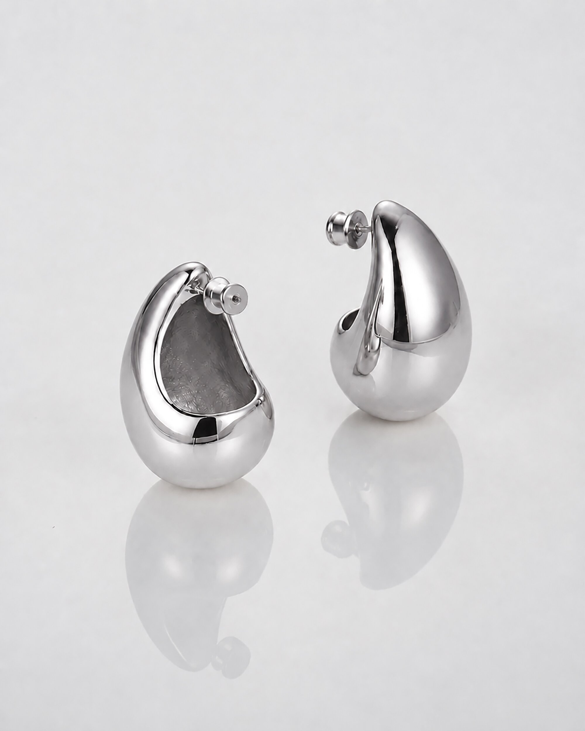 [컨젠] Fluid Dewdrop Volume Earrings  플루이드 듀드롭 볼륨 이어링