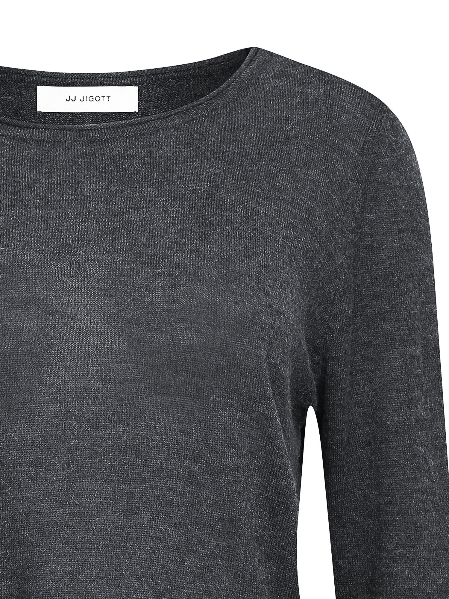 라운드넥 니트 +뷔스티에 세트 (DARK GREY)
