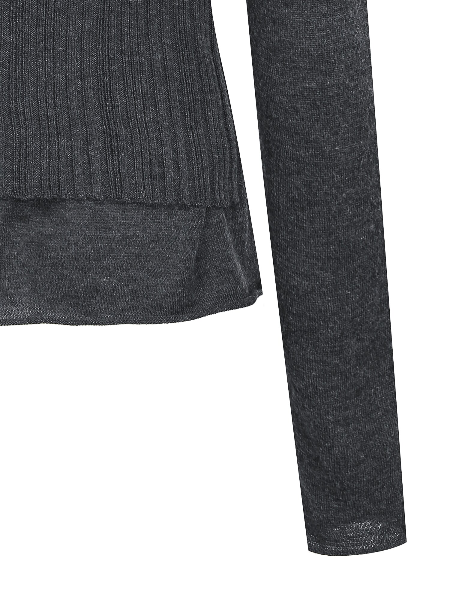 라운드넥 니트 +뷔스티에 세트 (DARK GREY)