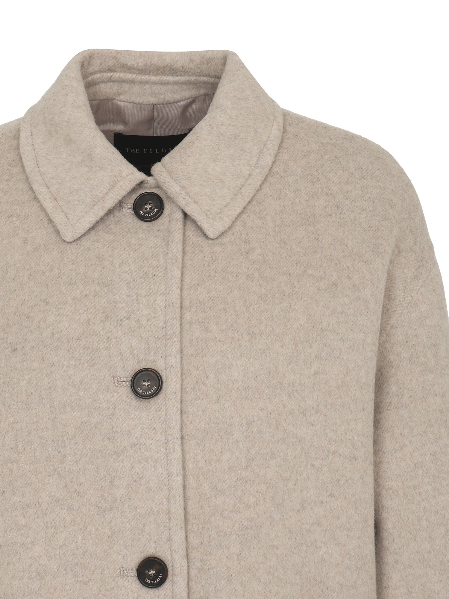 울 블렌드 스탠칼라 포켓 자켓 (LIGHT BEIGE)
