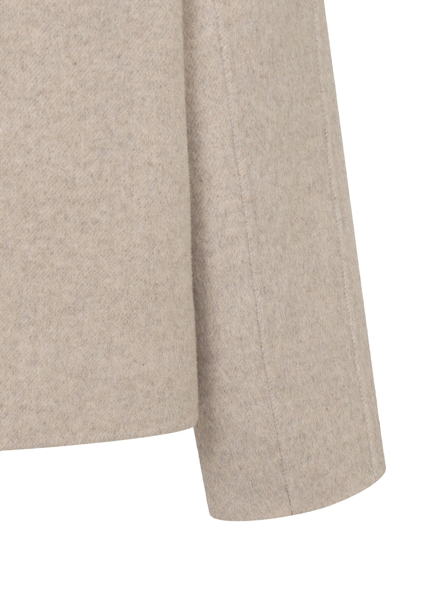 울 블렌드 스탠칼라 포켓 자켓 (LIGHT BEIGE)