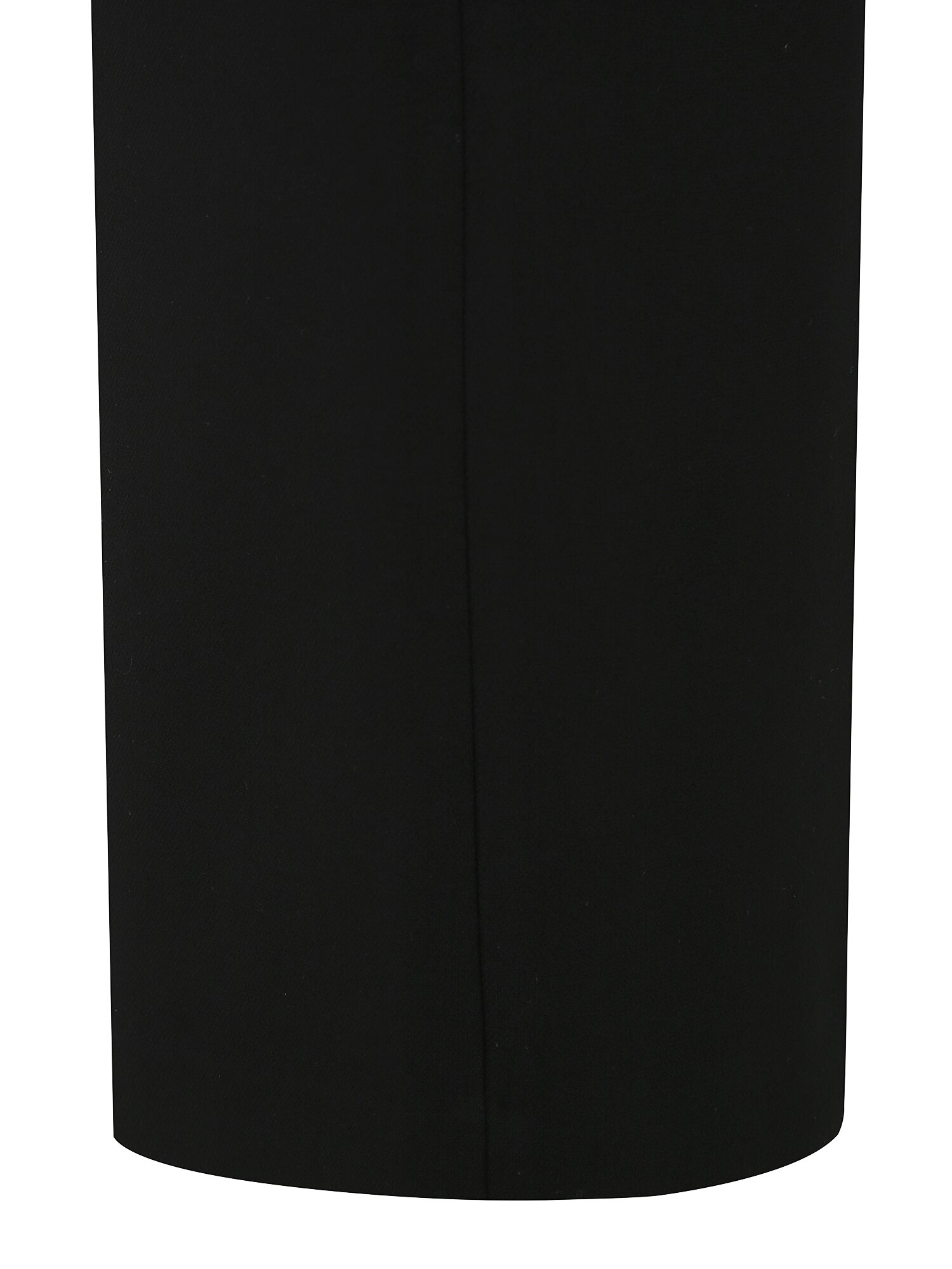 탭 장식 백 밴딩 부츠컷 팬츠 (BLACK)