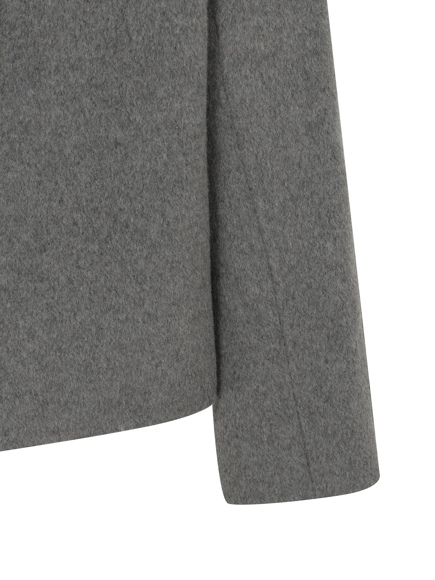 울 블렌드 스탠칼라 포켓 자켓 (GREY)