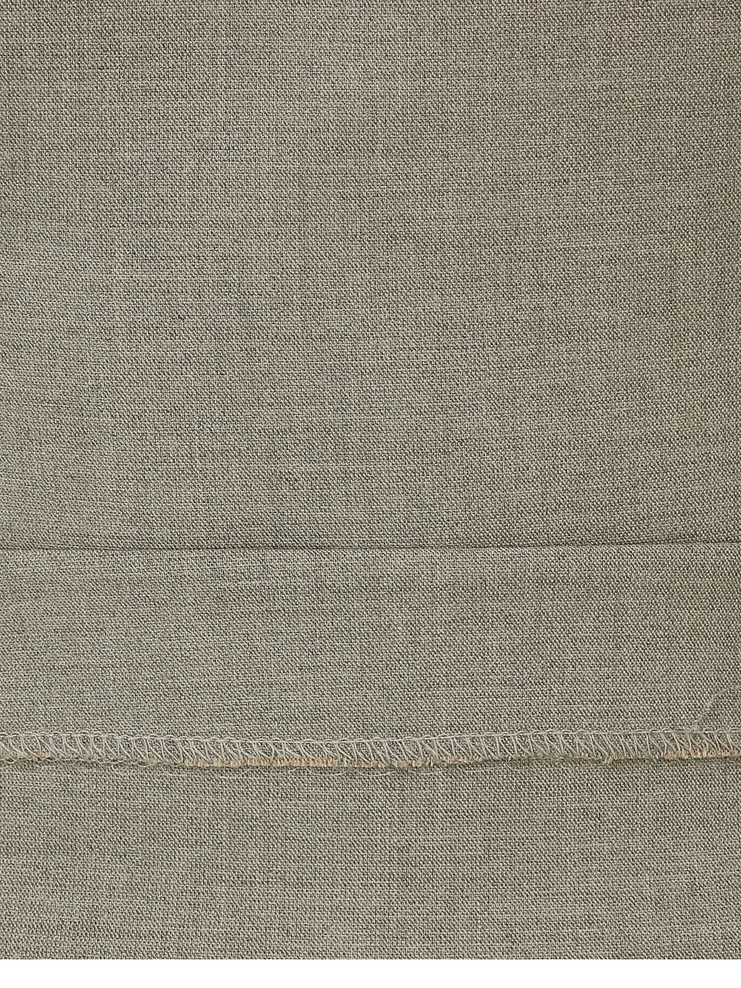 울 모던 스퀘어넥 크롭 블라우스 (MELANGE BEIGE)