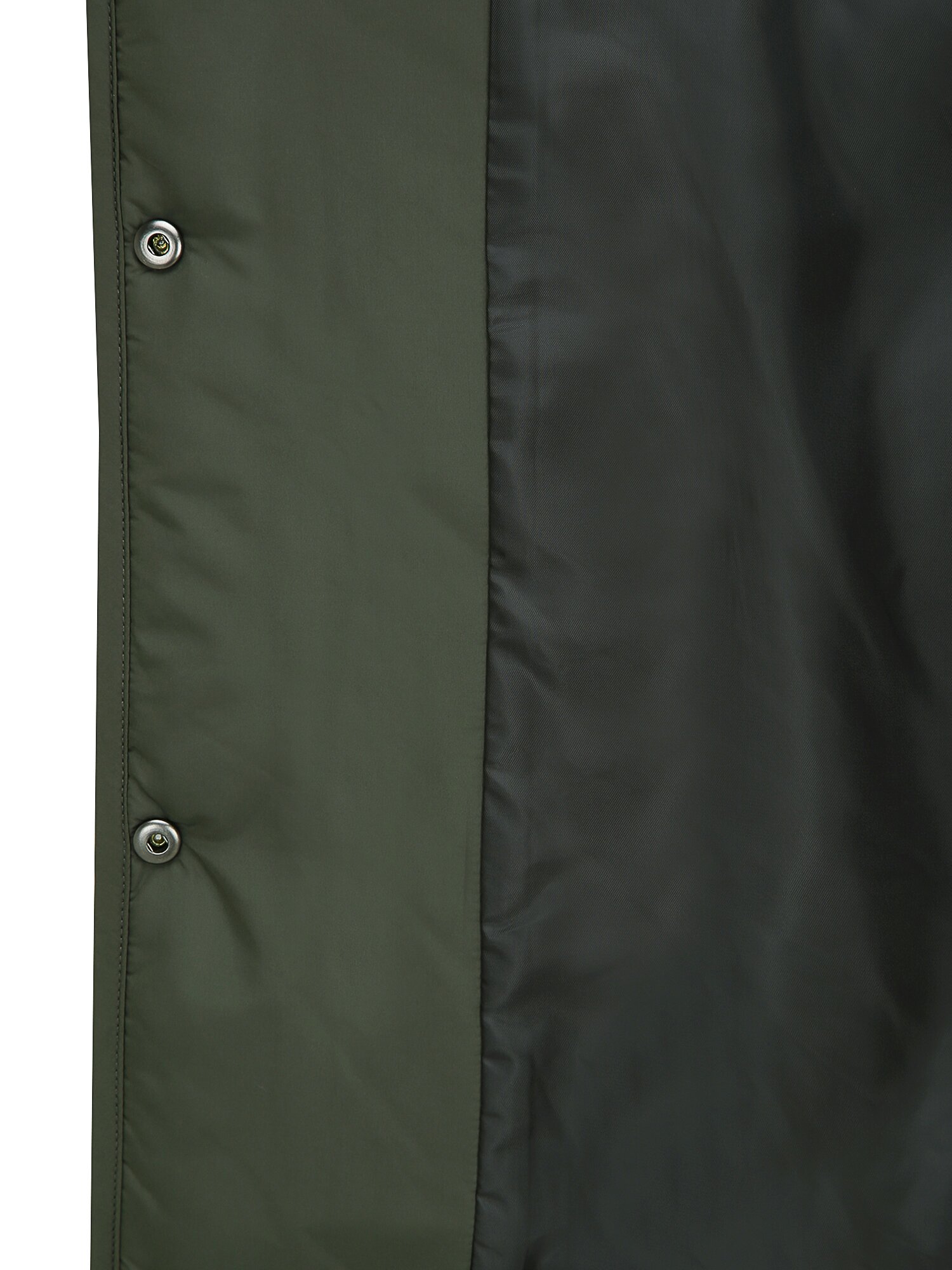 코듀로이 칼라 스트링 덕다운 점퍼 (KHAKI)