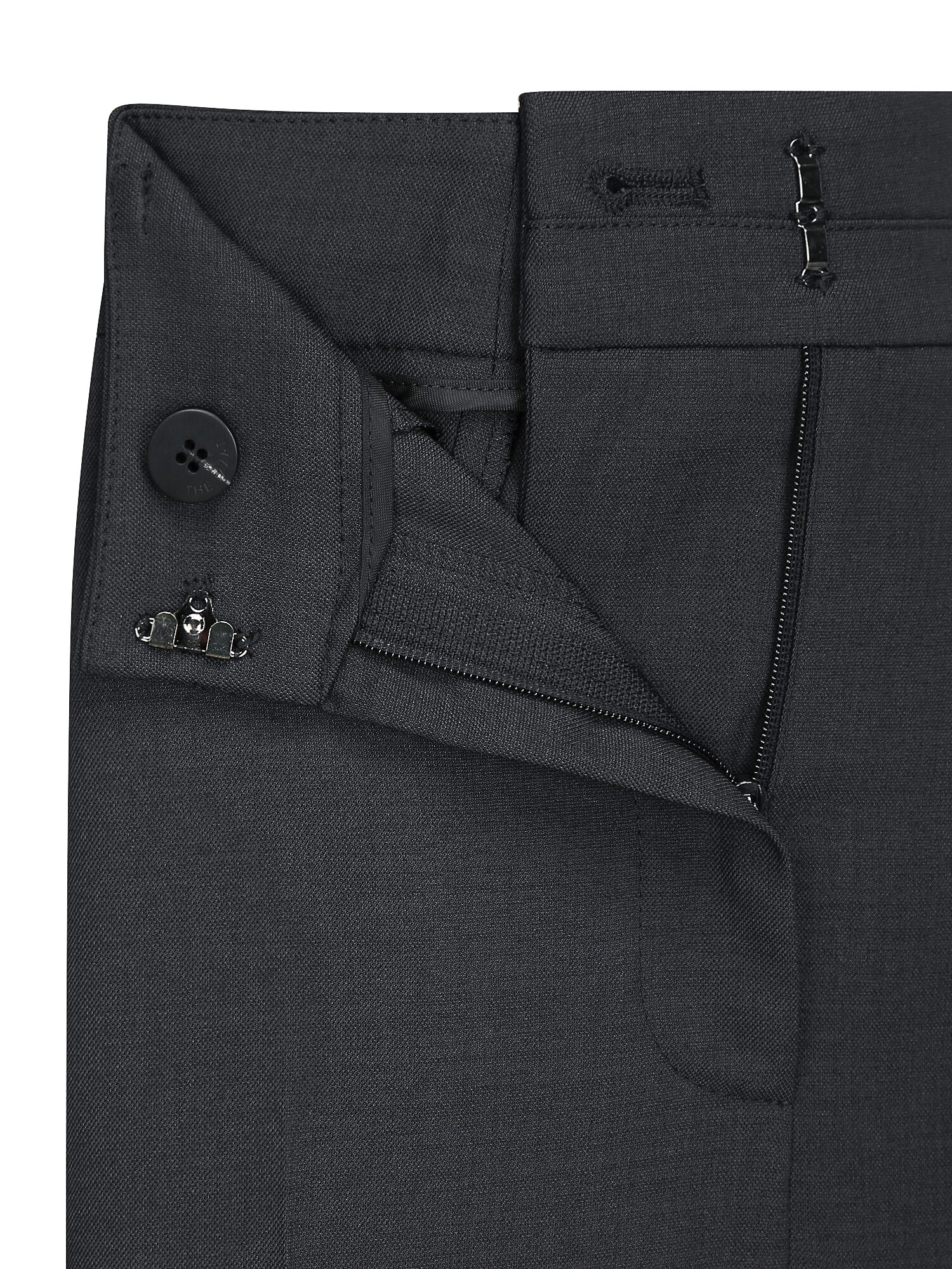 모던 노턱 히든 일자핏 팬츠 (DARK GREY)