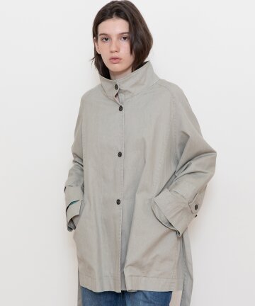 Highneck oversized jacket_2color