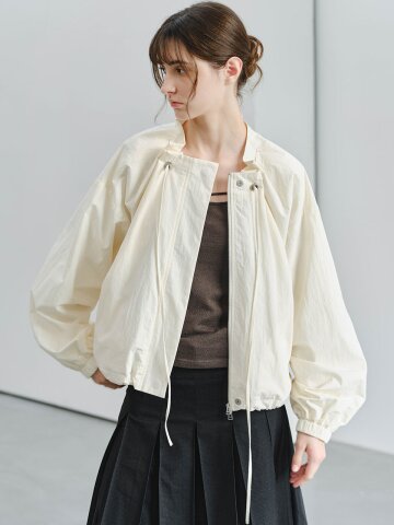 TG_Drawstring windbreaker jacket_2color