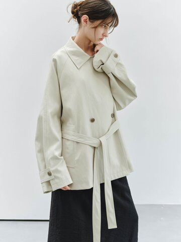 TG_Belted trench jacket_2color