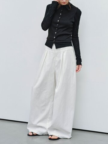 TG_Balloon wide pants_2color