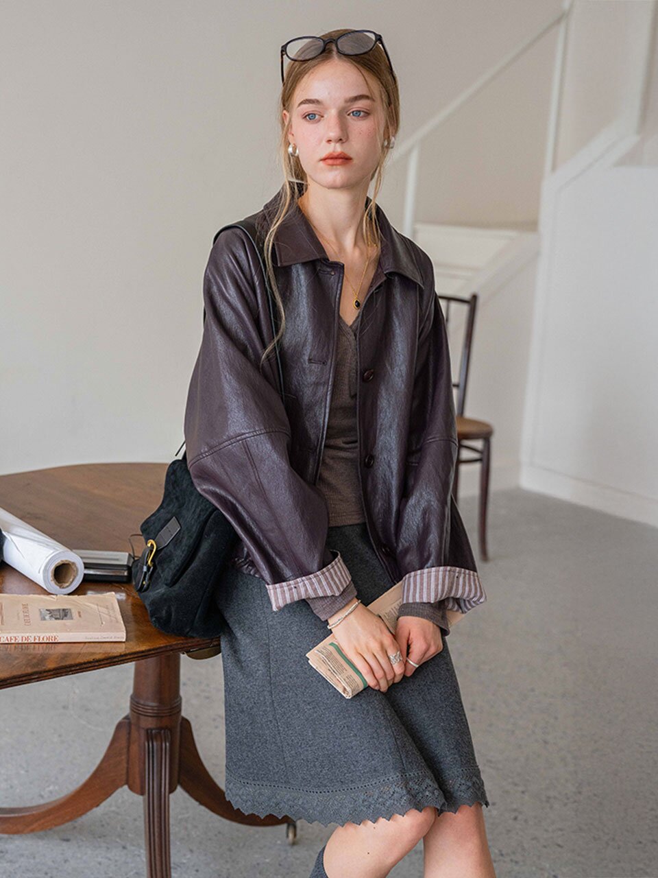 DA_Check lined jacket_2color