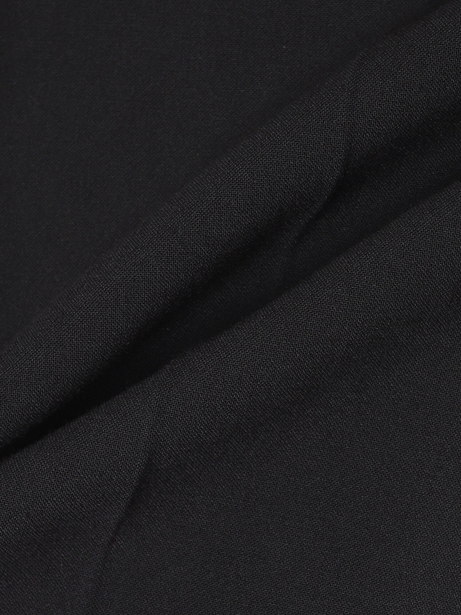 사이드 버튼 레귤러핏 슬랙스 팬츠 (BLACK)