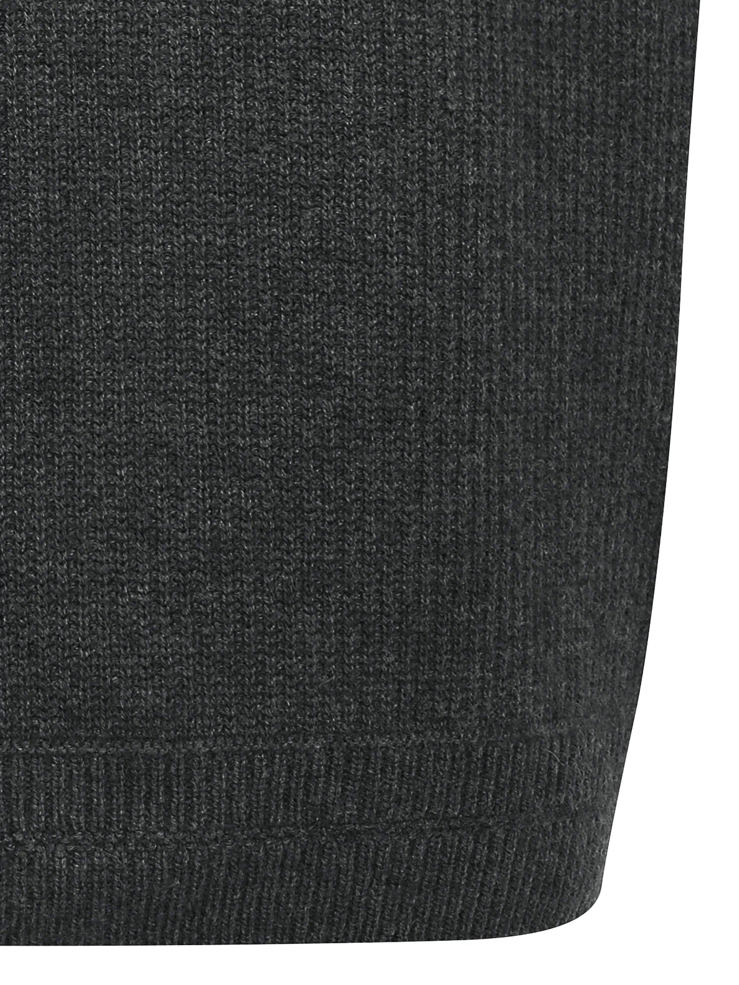 울 홀가먼트 하이넥 니트 베스트 (DARK GREY)