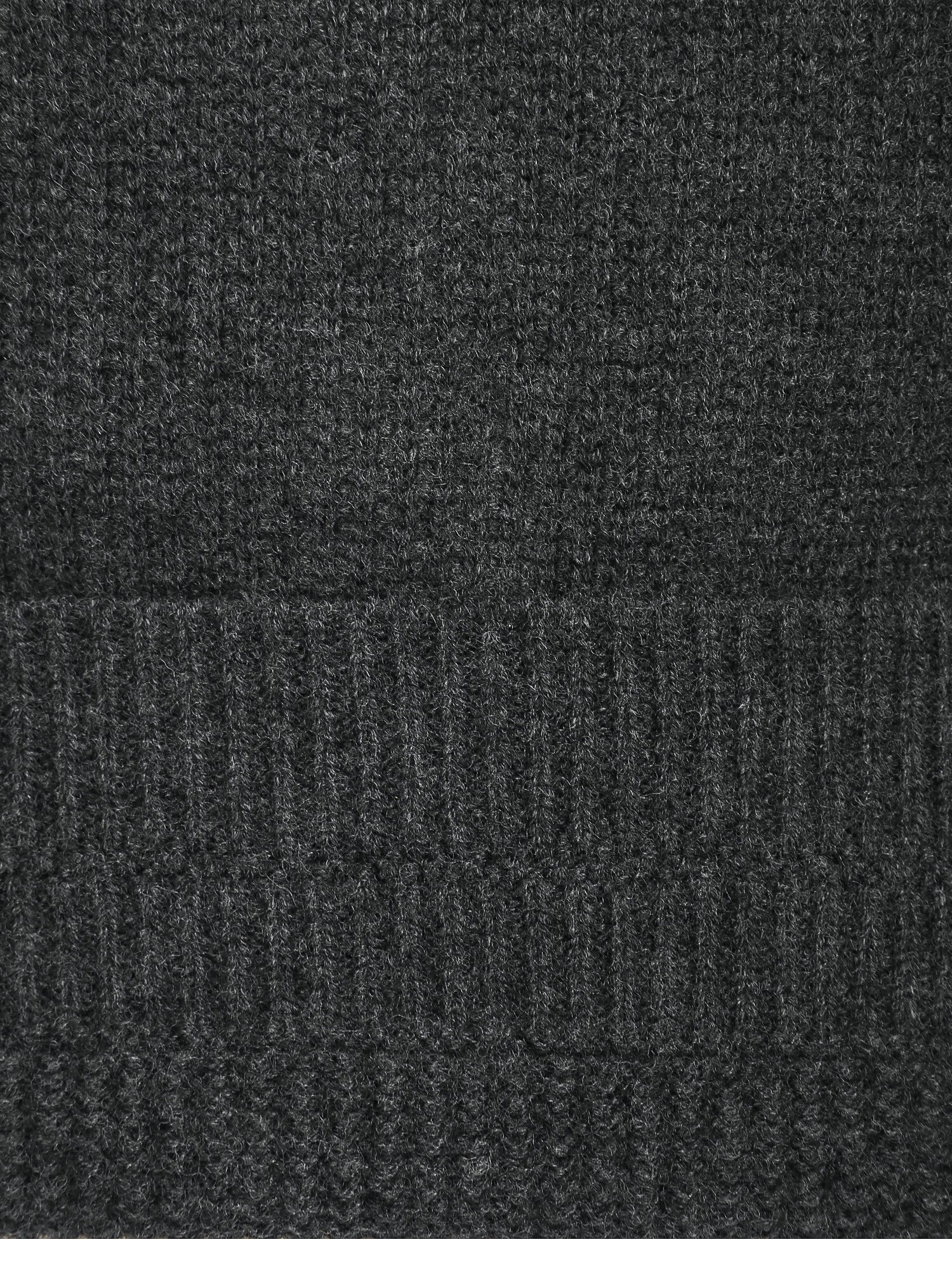 울 홀가먼트 하이넥 니트 베스트 (DARK GREY)