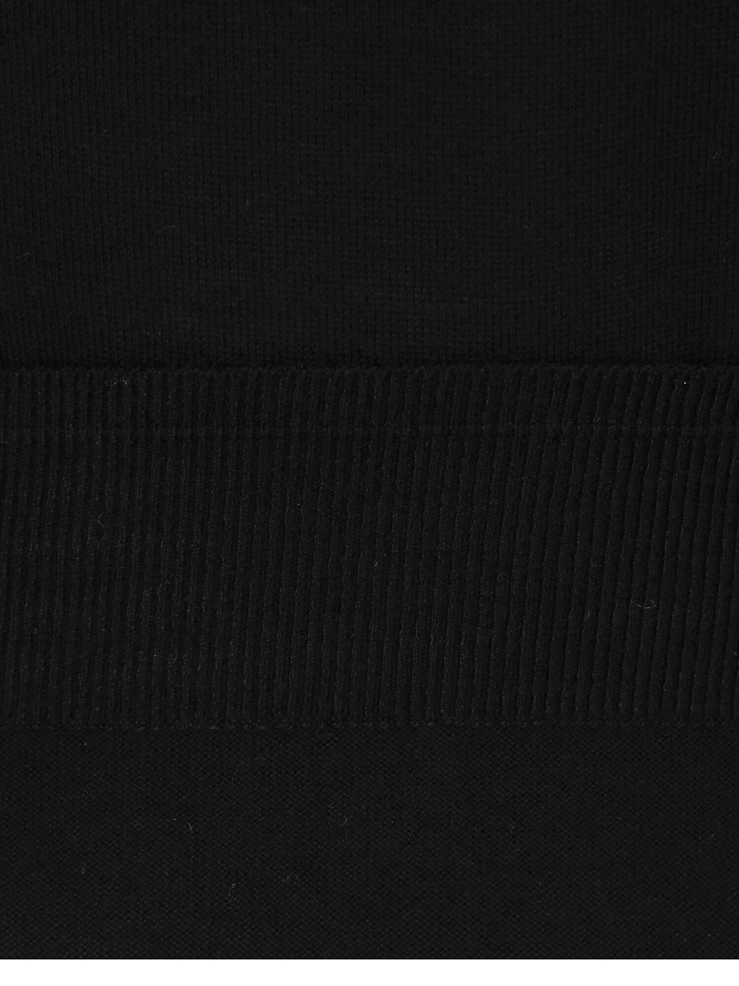 울 펀칭 터틀넥 풀오버 니트 (BLACK)