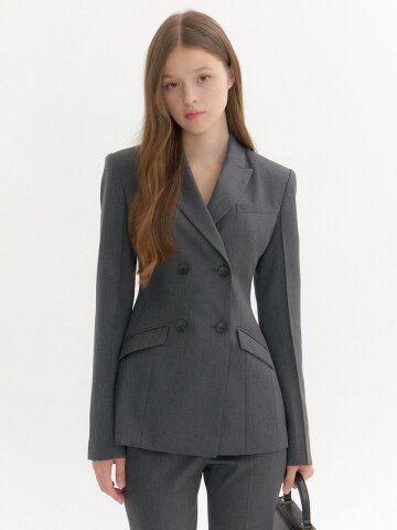 Signature Double-Hourglass Jacket / Gray(2color)