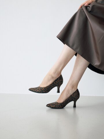 [PICCADILLY] 피카딜리 745230 펌프스_레오파드블랙(7cm)