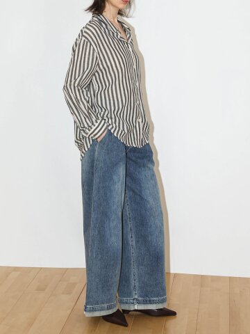 WD_Denim palazzo pants