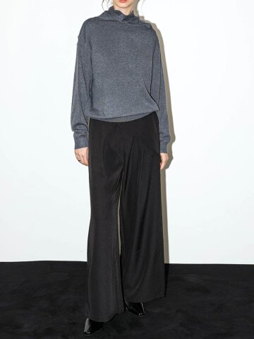 WD_Overlap waist wide pants