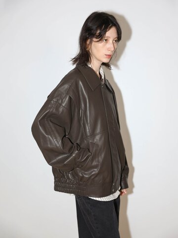 WD_Relaxed faux jacket
