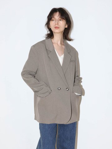 WD_Relaxed double button blazer