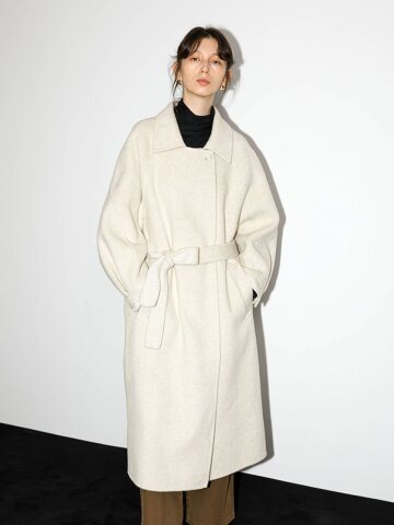 WD_Classic collar long coat_2color