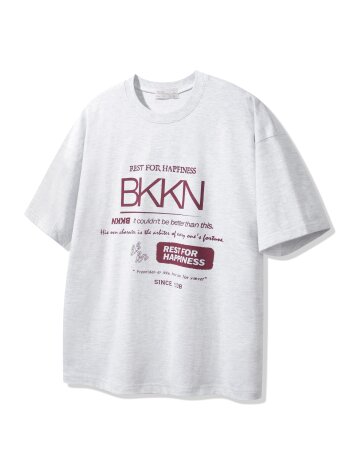 [우먼] 바켄 시그니처 로고 반팔티셔츠 BK3957 (3COLOR)