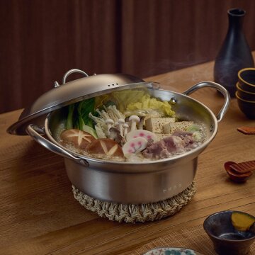 하로로 스텐 츠바메 나베 스키야키 밀푀유 냄비 24cm