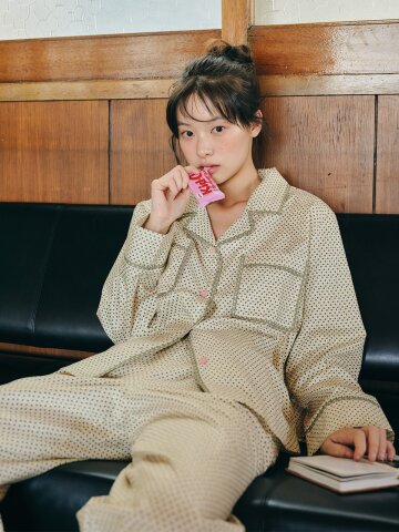 푸티 긴팔 여성페어 버터 (30수)