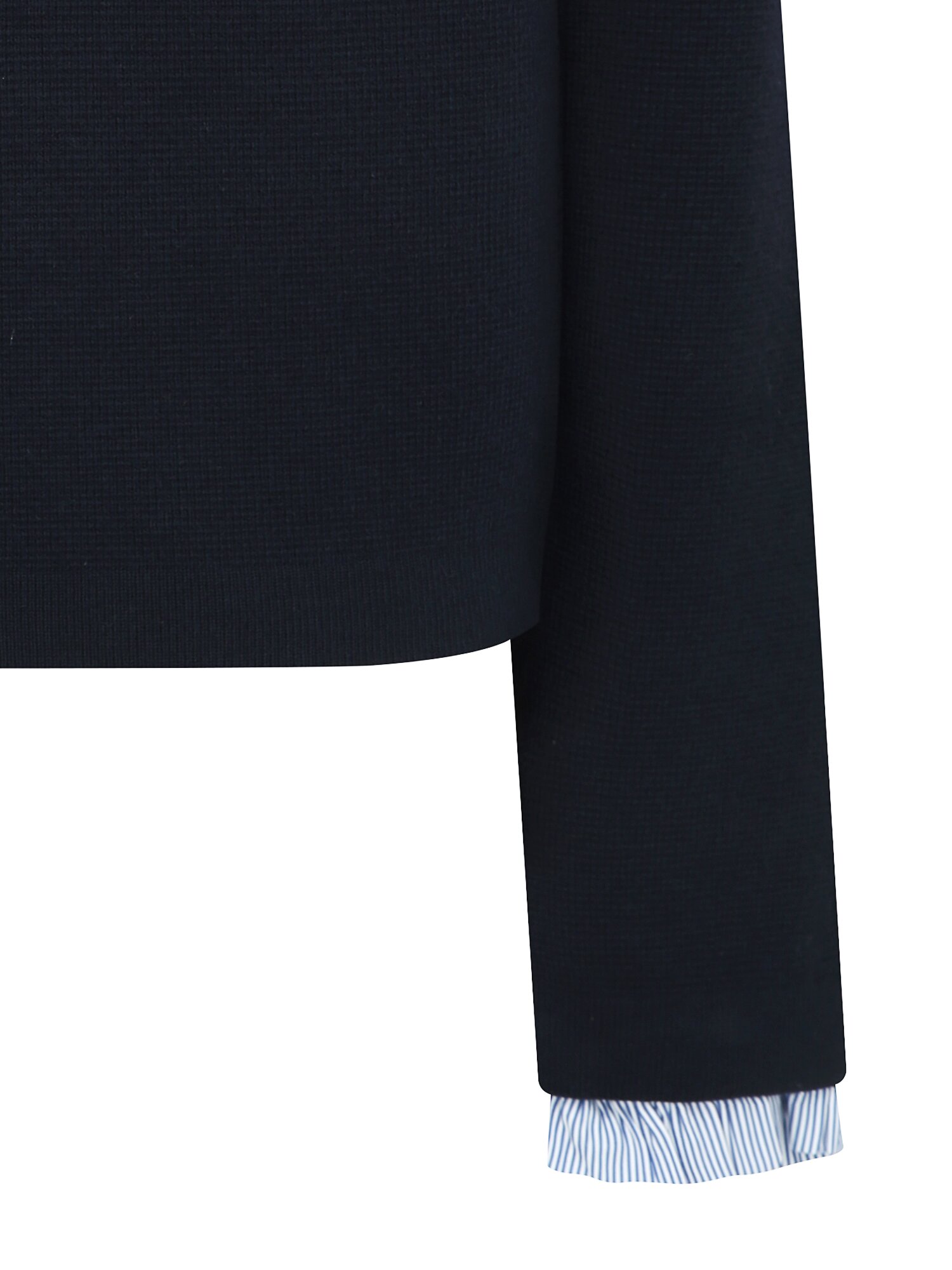 디테쳐블 프릴 라운드넥 가디건 (NAVY)