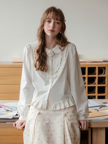 Cest_Collar palace blouse