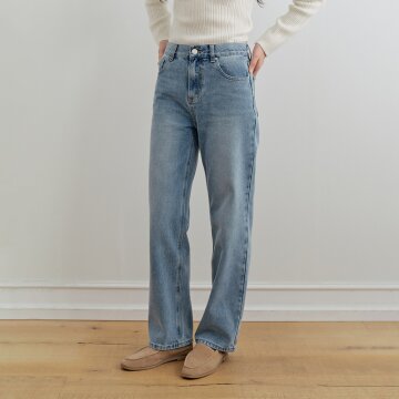 [26FW] Straight-Fit Denim Pants_Middle Blue