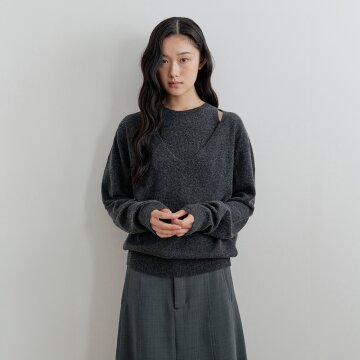 [26FW] Merino Wool Knit Set_Charcoal