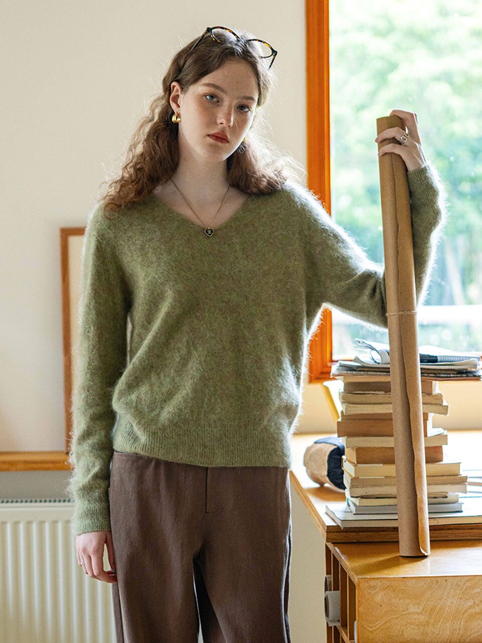 DA_Multicolor long-sleeve knit_5color