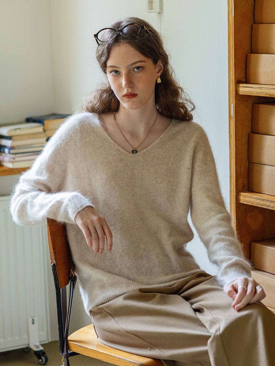 DA_Multicolor long-sleeve knit_5color