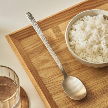 하로로 스텐 304 해머드 커트러리 숟가락