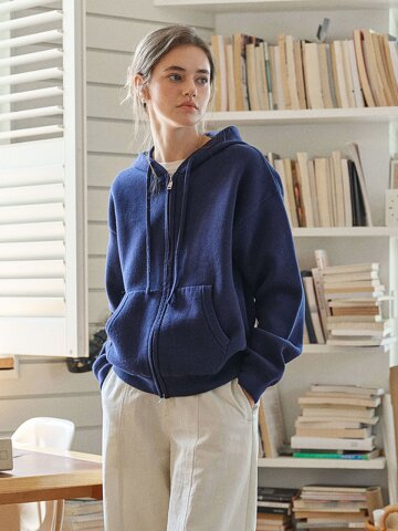 SR_French cropped hoodie