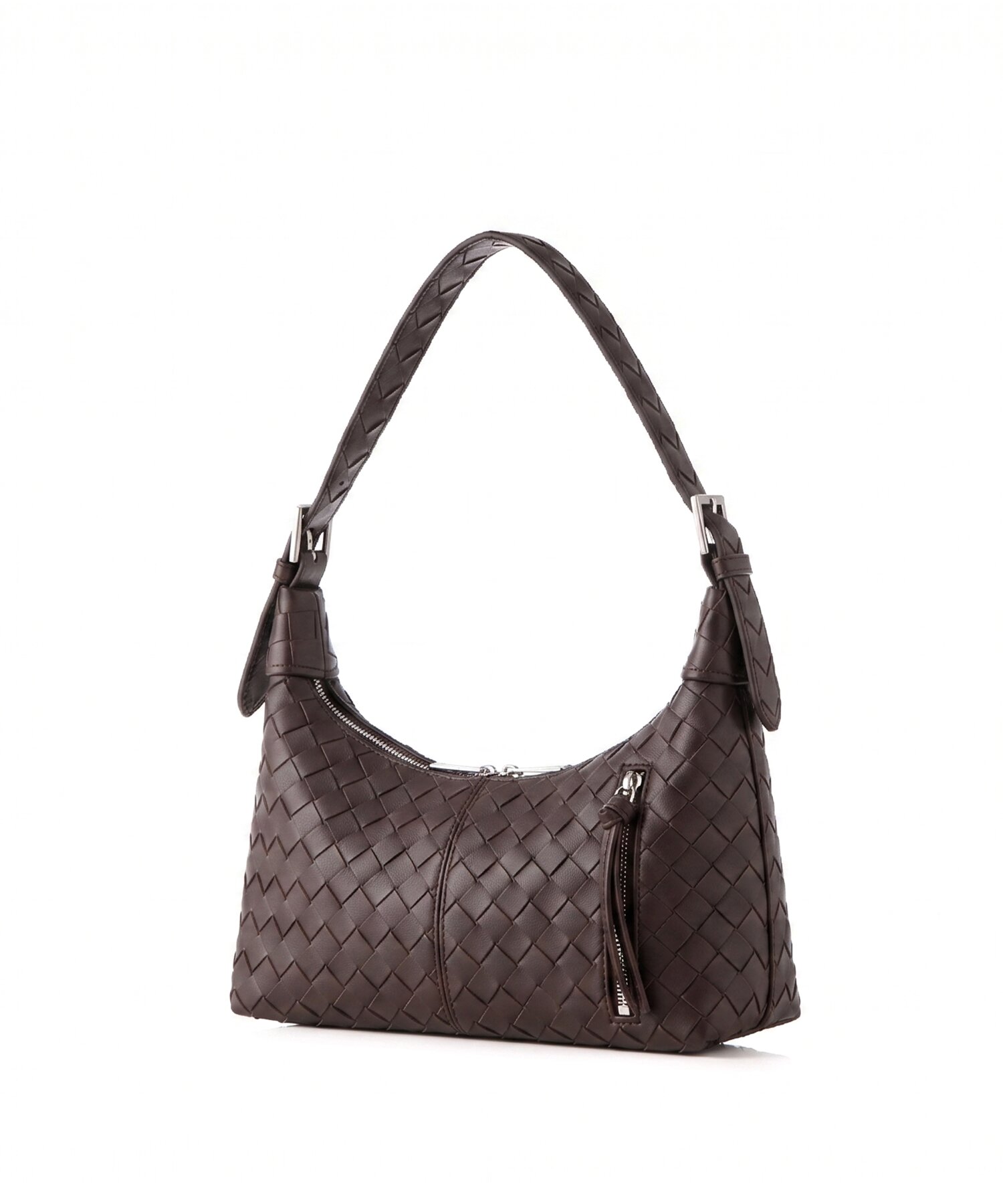 LINDA BAG 린다백 - WEAVING DARK BROWN