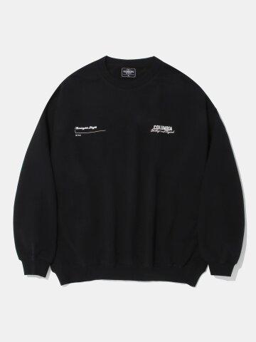CU TNB LOGO TERRY SWEAT SHIRT_BLACK