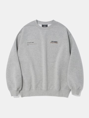 CU TNB LOGO TERRY SWEAT SHIRT_M.GRAY