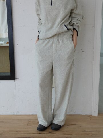 Fleece Banding Pants_Oatmeal