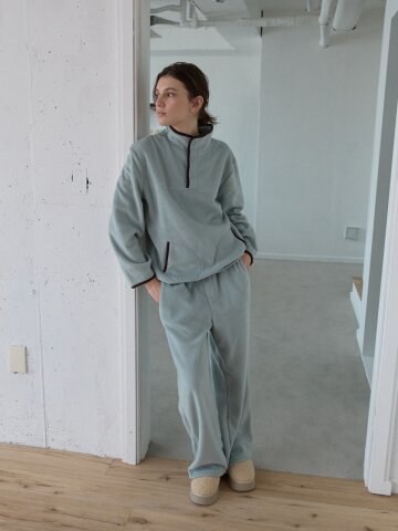 Fleece Banding Pants_Mint