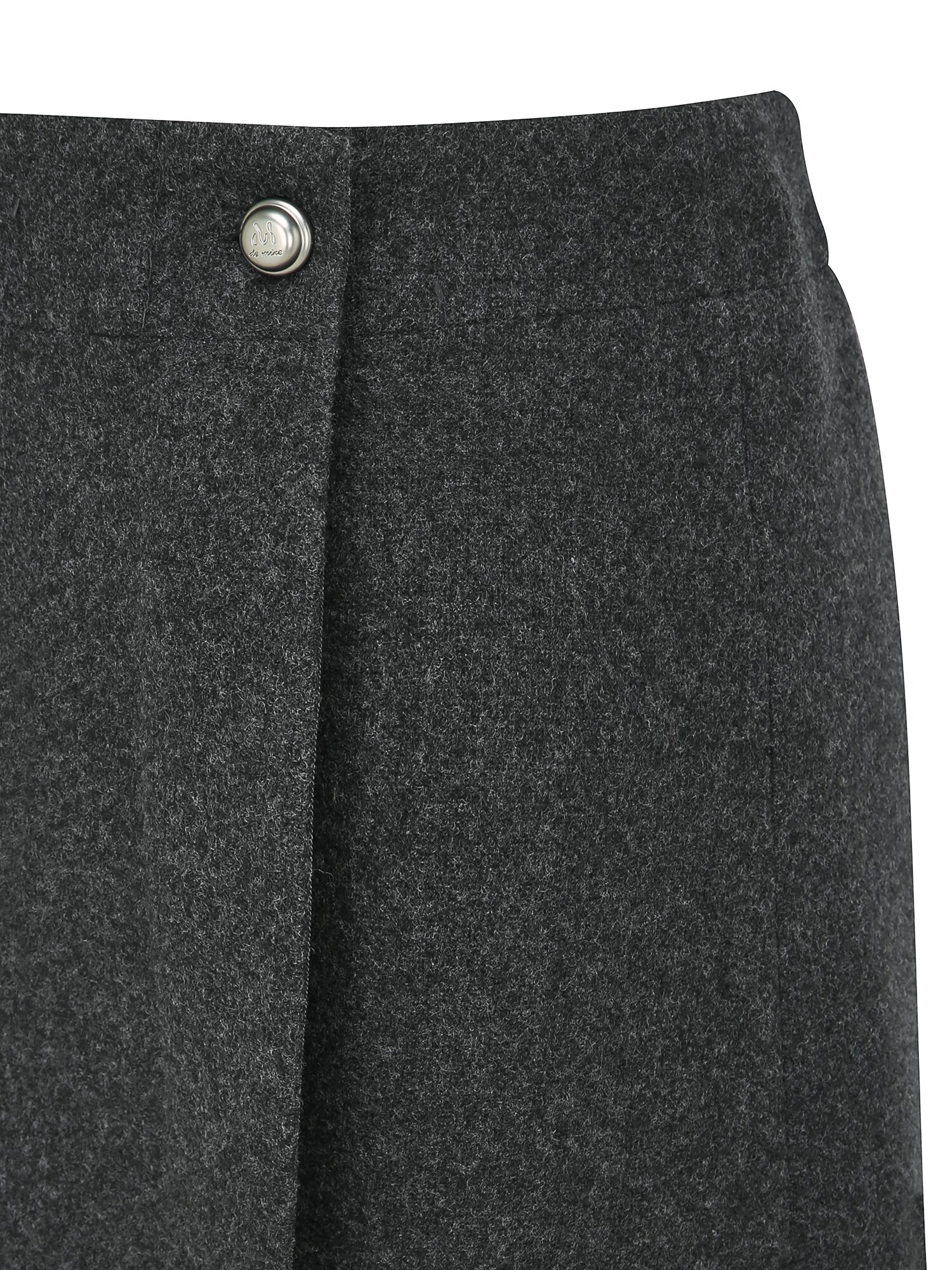언밸런스 슬릿 H라인 스커트 (GREY)