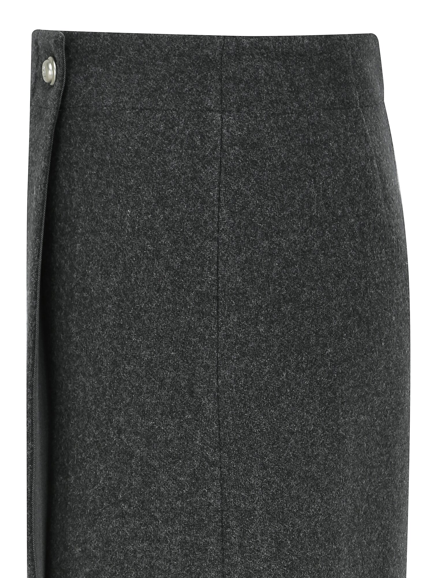 언밸런스 슬릿 H라인 스커트 (GREY)