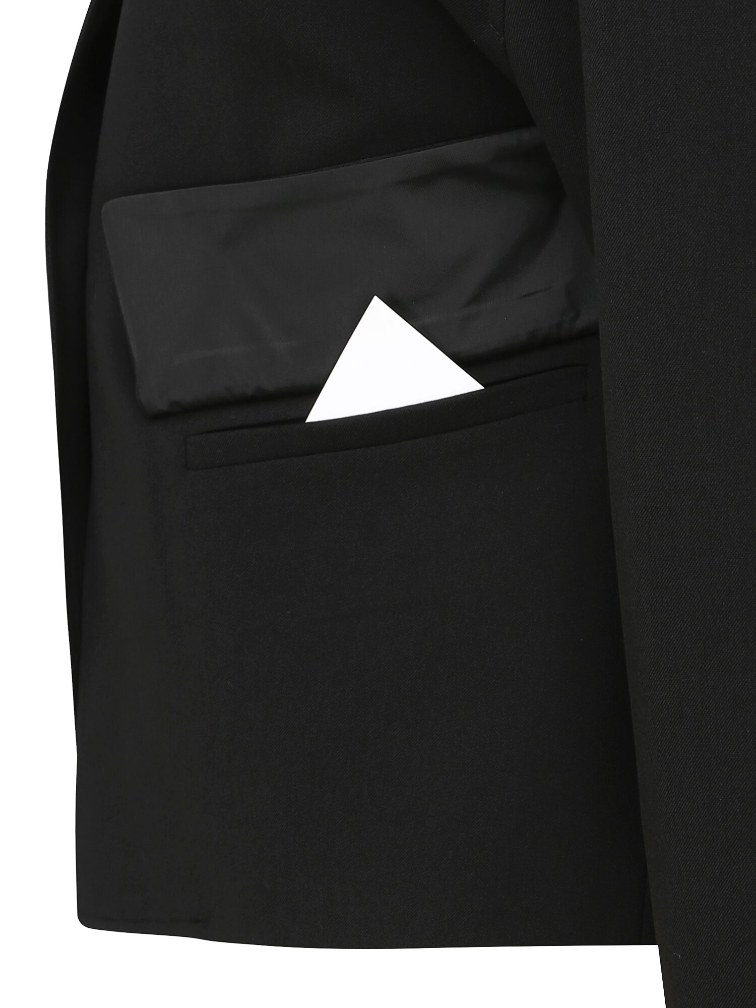 루즈핏 레더 칼라 크롭 재킷 (BLACK)