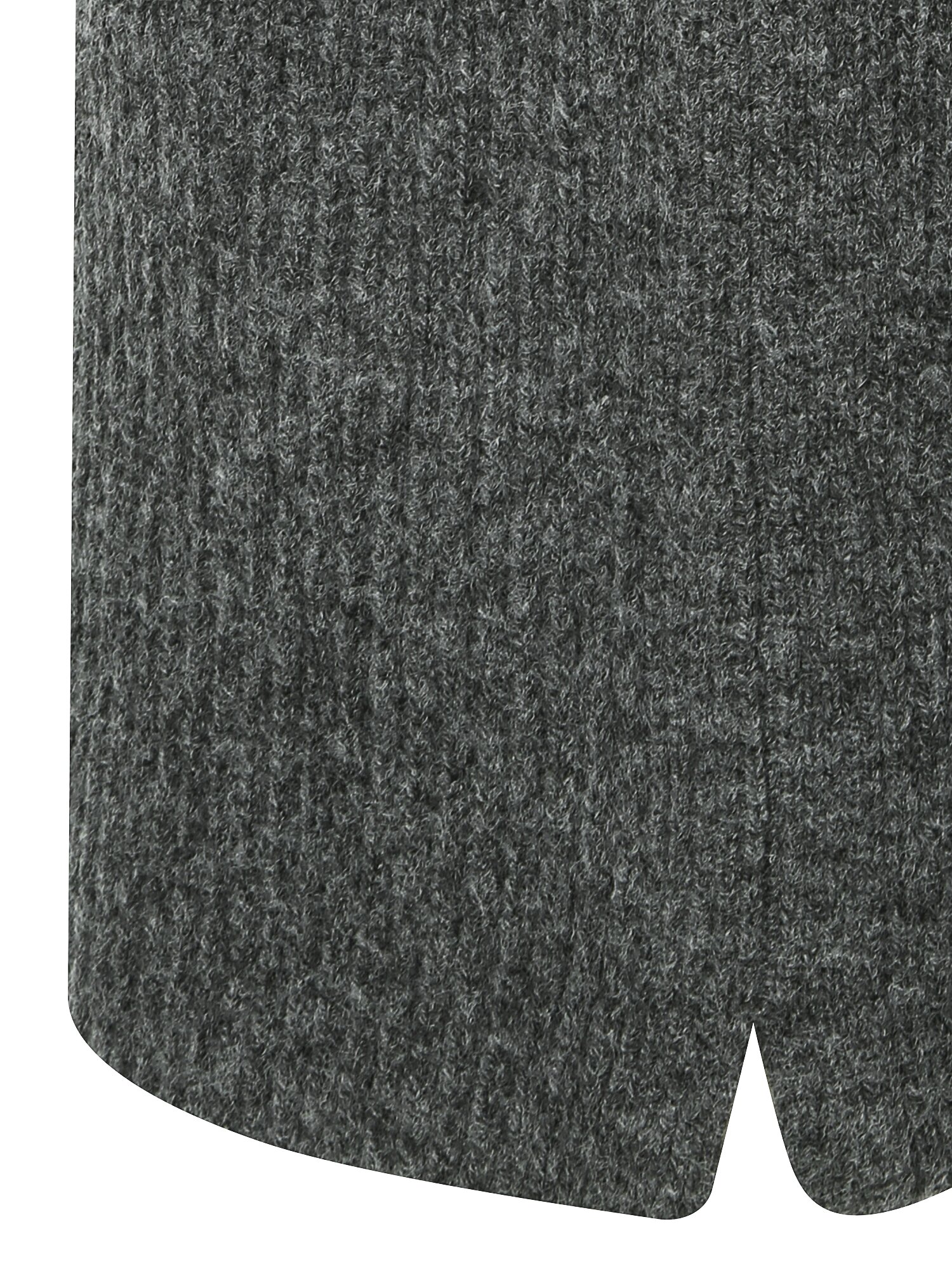 소프트 울 칼라 집업 니트 베스트 (DARK GREY)
