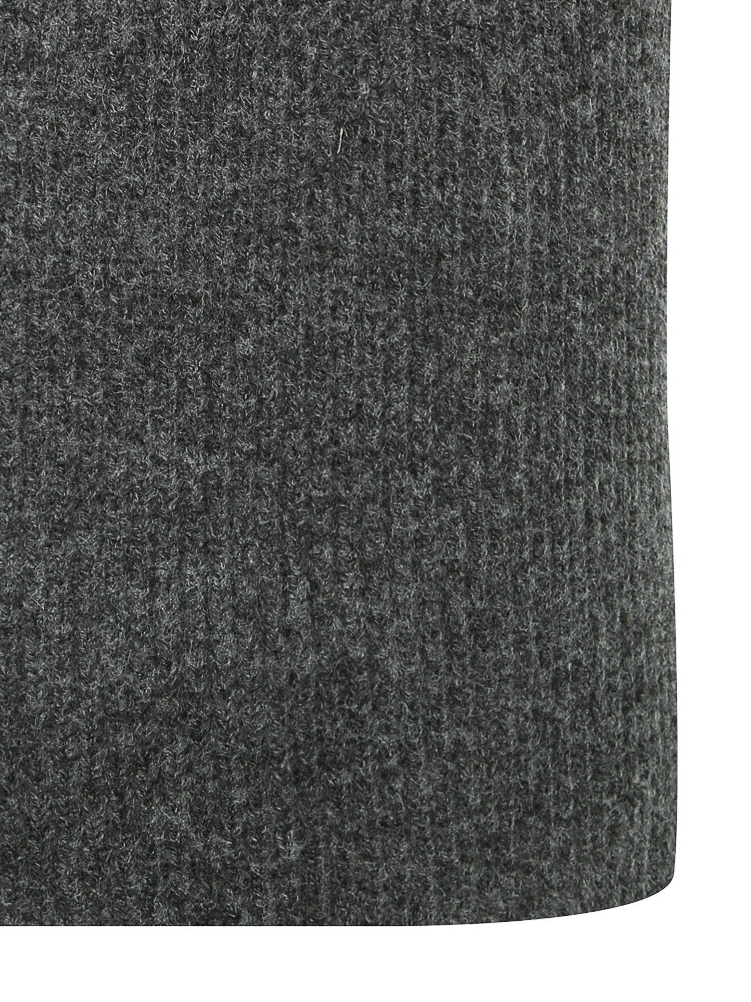 소프트 울 칼라 집업 니트 베스트 (DARK GREY)